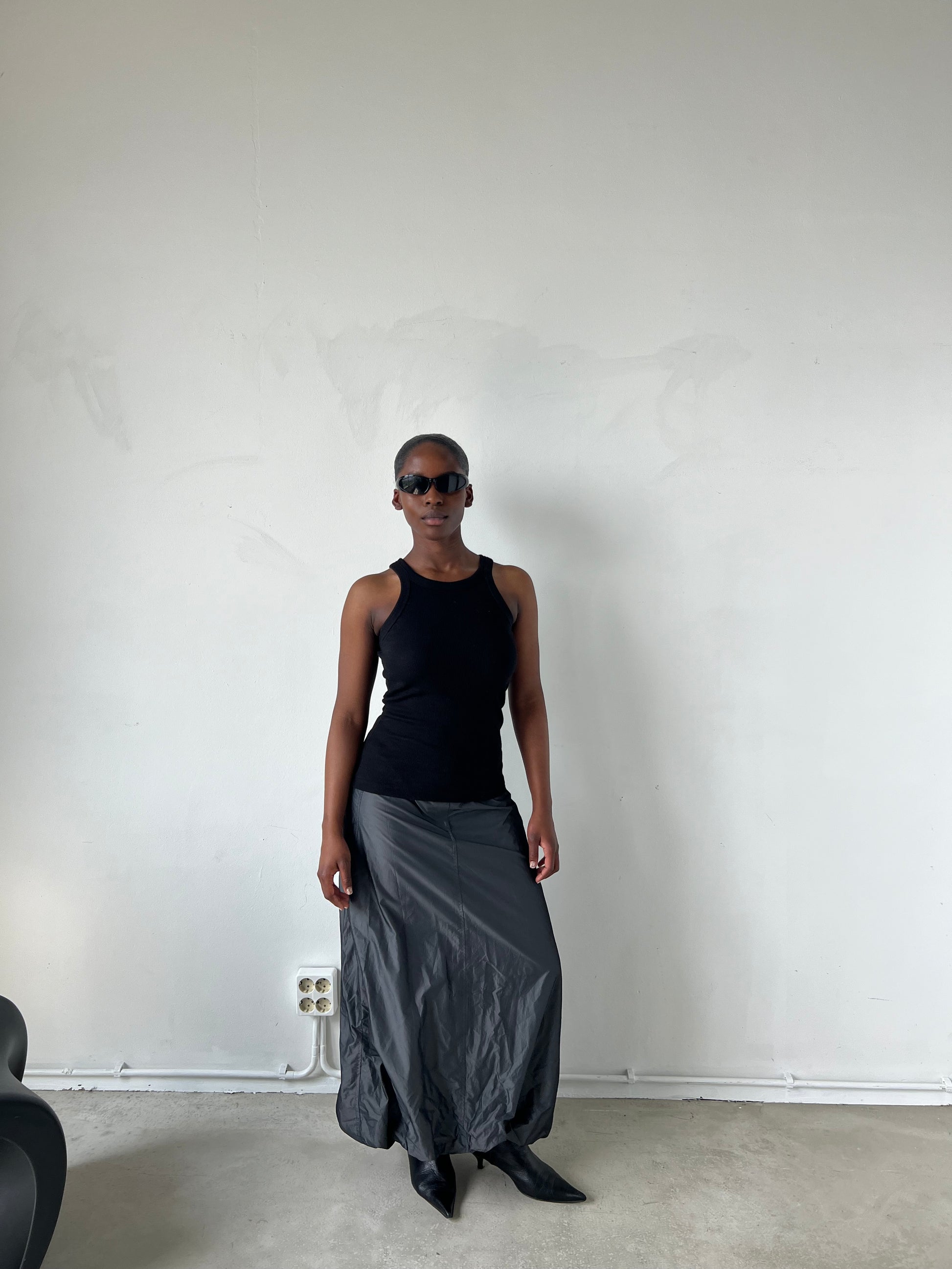 NYLON BALLOON SKIRT