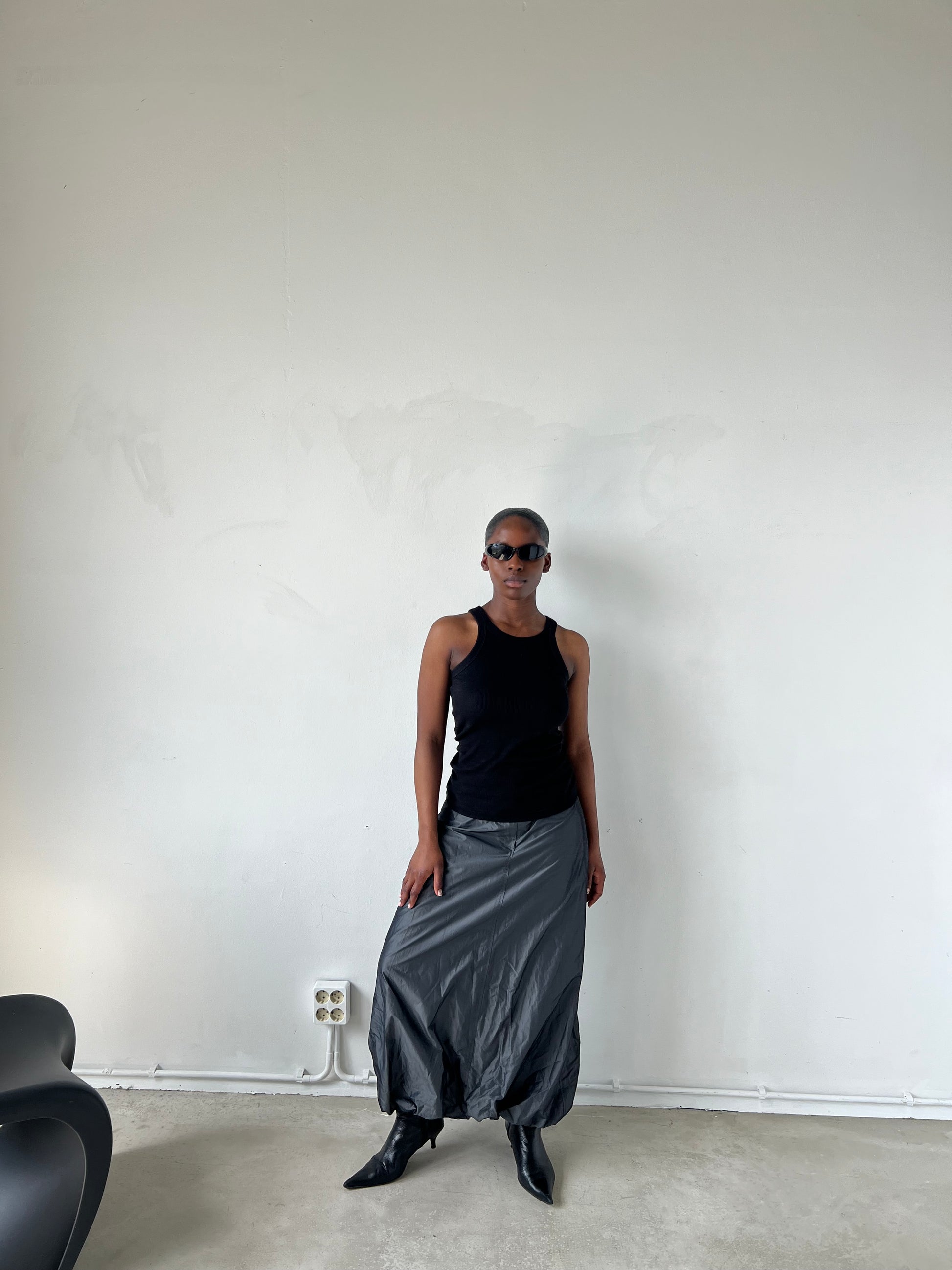 NYLON BALLOON SKIRT