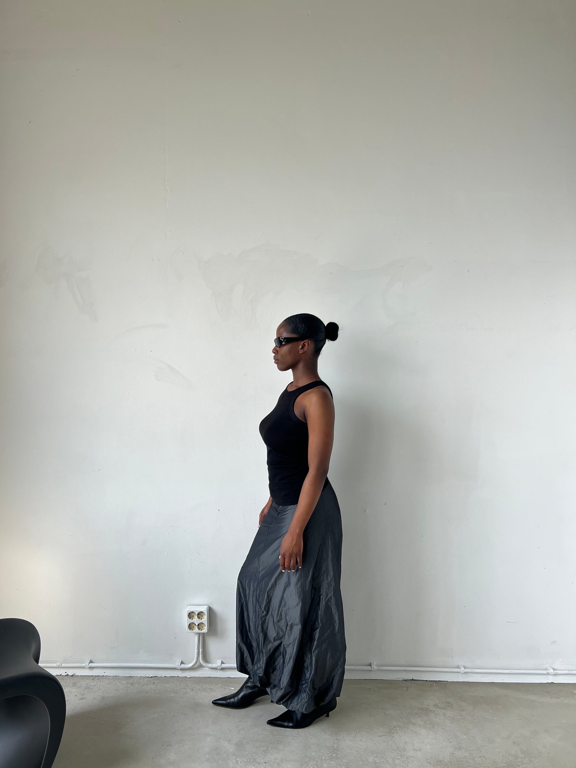 NYLON BALLOON SKIRT