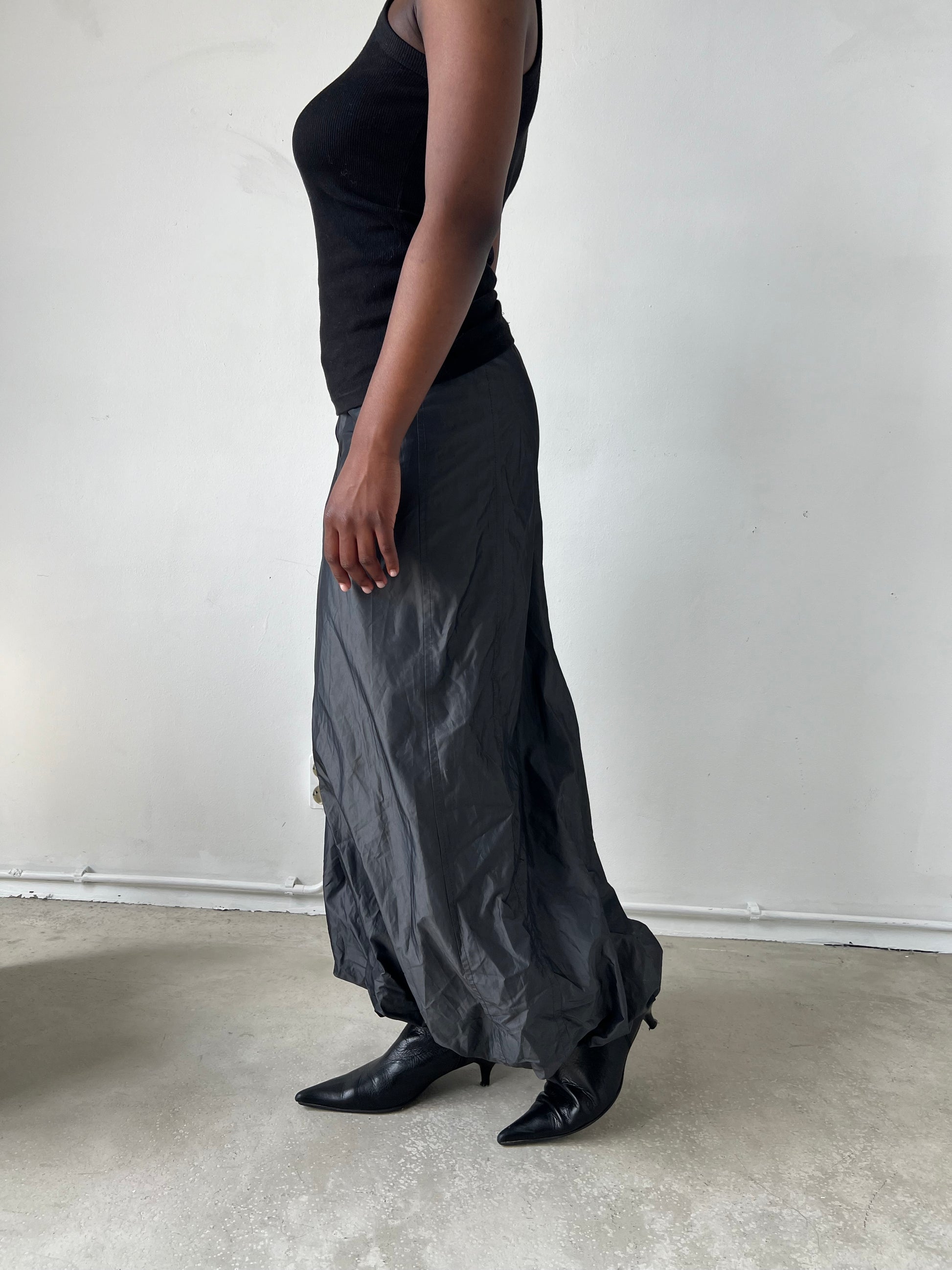 NYLON BALLOON SKIRT