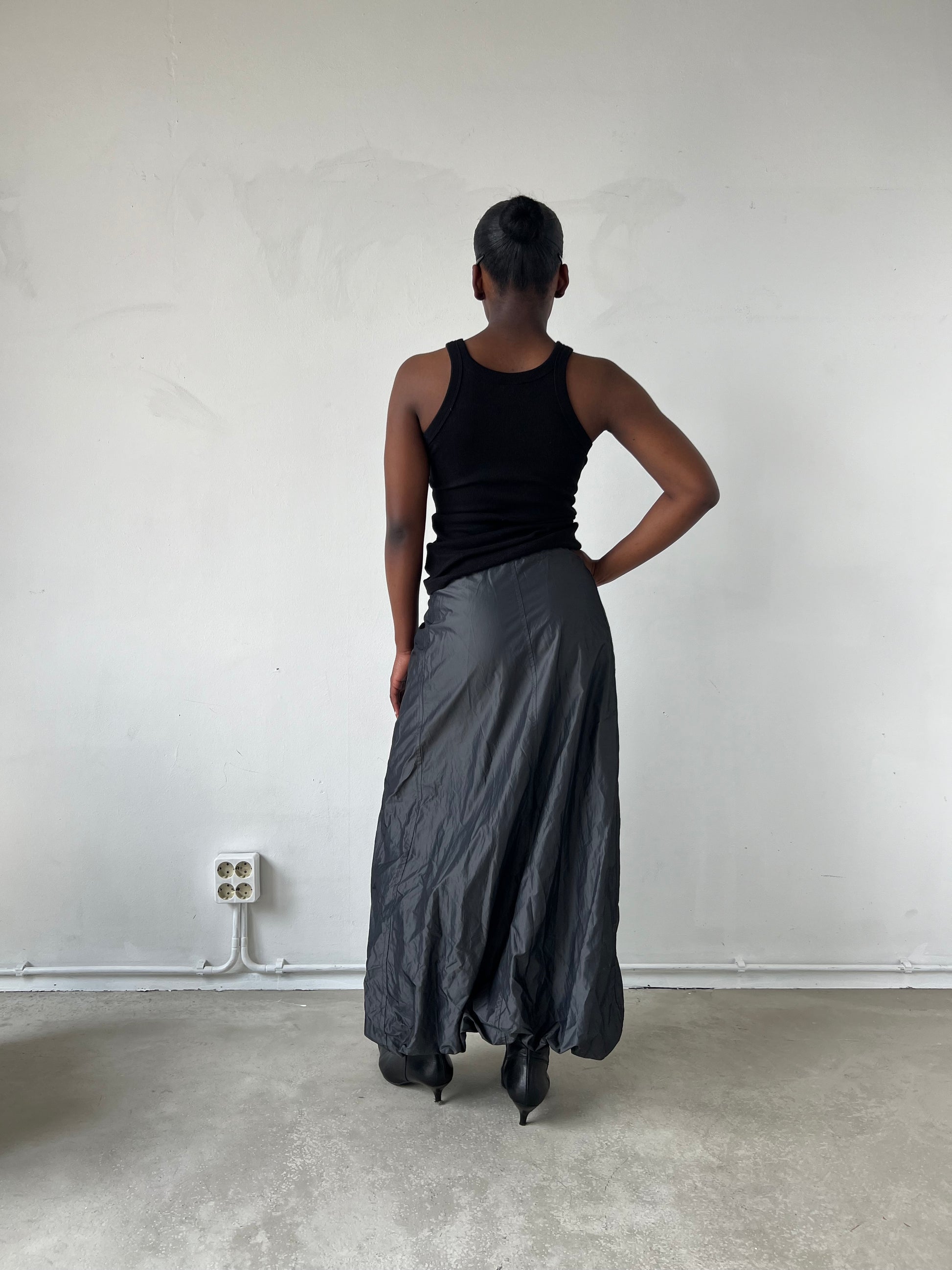NYLON BALLOON SKIRT