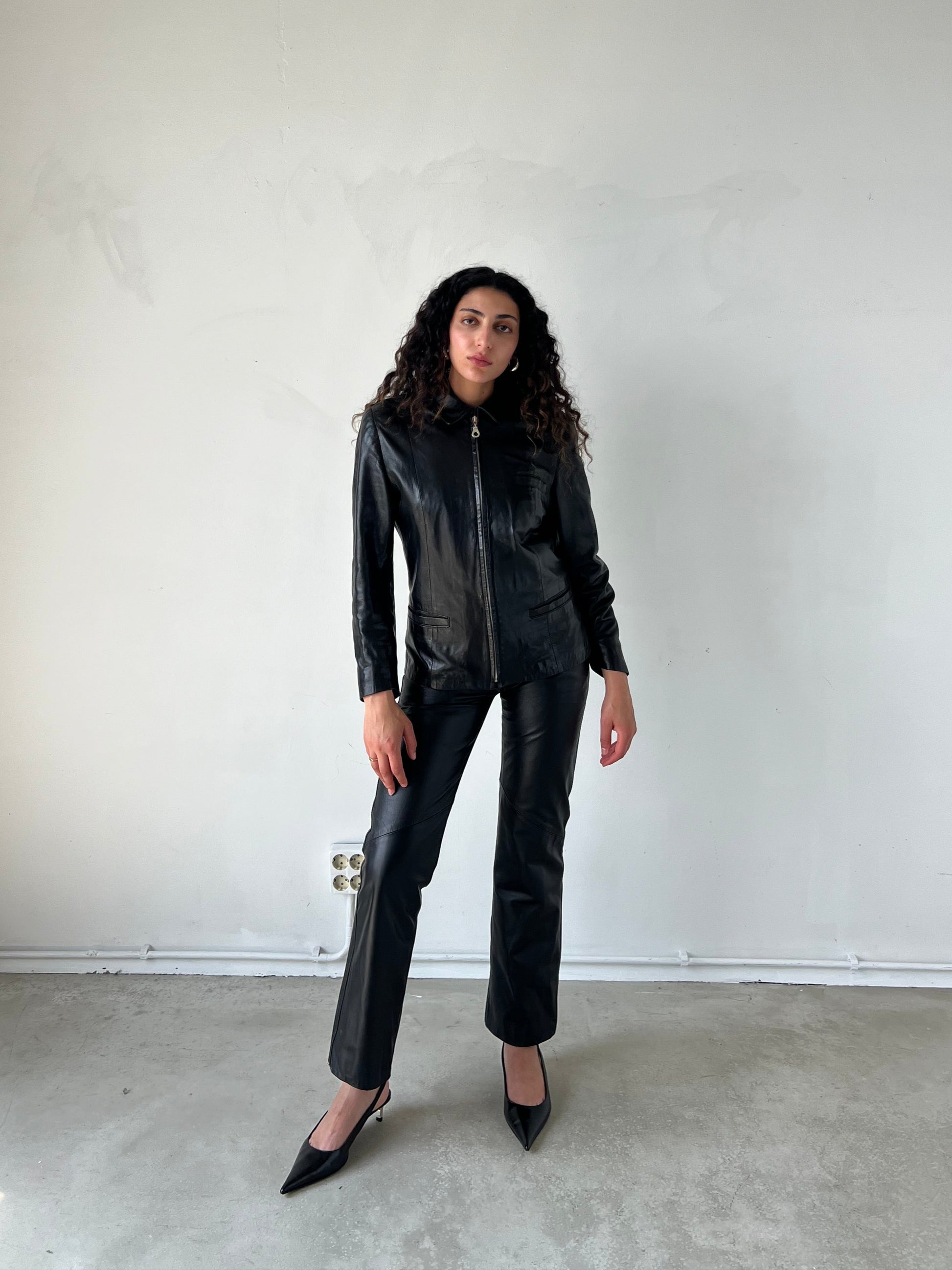 LEATHER TROUSERS